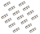 BeElion 15-Pack BNC Male to Male Coaxial Coupler Straight Adaptor Connector M/M