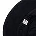 Lawliet Womens 1920s Winter Wool Cap Beret Beanie Cloche Bucket Hat A299 (Black)