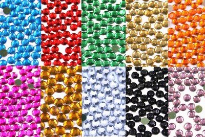 New ThreadNanny 14440 - 4mm 16ss Hot Fix Rhinestone Crystals - All 10 Colors