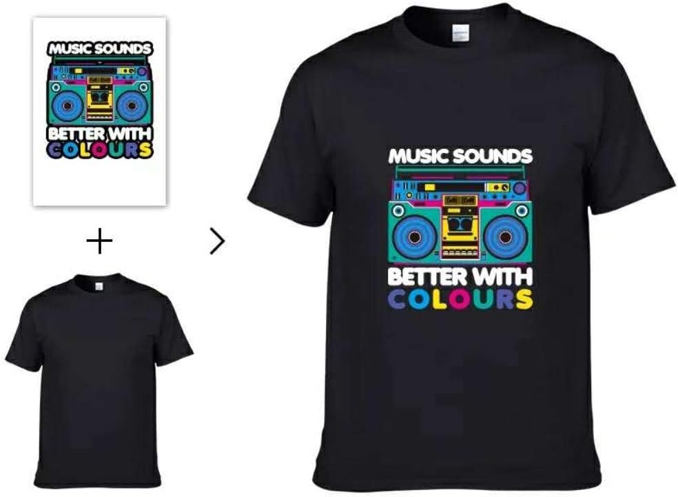 20 Sheets Size 8.5 X 11" Inkjet Photo Transfer Paper Sheets for Dark T-Shirt
