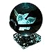 Pokemon Crystal Poke Ball Night Light with Crystal Base and Soft Cleaning Cloth (Eevee)