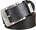 Belt for Men -Trimmed to Fit- Top Class Genuine Leather Men's Belt (45-48, Black)