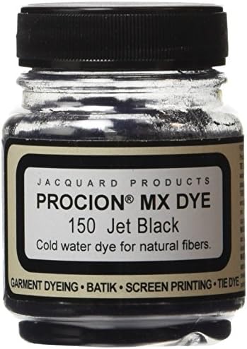 Amazon Com Jacquard Procion Mx Fiber Reactive Dye 2 3rd Ounce Jar Jet Black