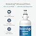 Waterdrop Refrigerator Water Filter, Compatible with GE RPWF (Not RPWFE), Pack of 1 (Packing May Vary)