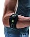 Bauerfeind Adjustable Sports Elbow Strap - Single, Black, One Size - Forearm Pain Relief from Golfers and Tennis Elbow - Five Point Pad for Direct Pressure on Tendon - Boa Closure System