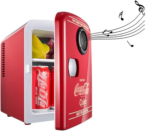 Rong Mobiler Kuhlschrank Tragbarer Kuhlschrank Heizung Bluetooth Lautsprecher Fur Fahrzeuge Zuhause Kuche Outdoor Picknick Buro Ac220v Dc12v 4l Amazon De Garten