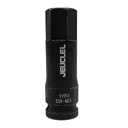 JEUCLEL 20mm Hex Impact Bit Socket, H20 1/2-Inch