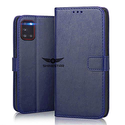 SHINESTAR Galaxy A31 Flip Case | PU Leather Flip Cover Wallet Case with TPU Silicone Case Cover for Samsung Galaxy A31 -