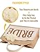 Bridal Shower Gift Bags, Bride Bag - Bride Tribe Tote - 100% Linen and Cotton, Interior Pocket - Wedding Favors - Bridal Shower Gift - Bachelorette Parties - Bride to Be - Bridal Shower Unique Gifts …