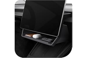 Spigen (Upgraded) Under Screen Storage Organizer for Tesla Model Y Juniper (Standard, Premium & Performance 2025/2026) and Model 3 Highland (Standard, Premium & Performance 2024/25/26)
