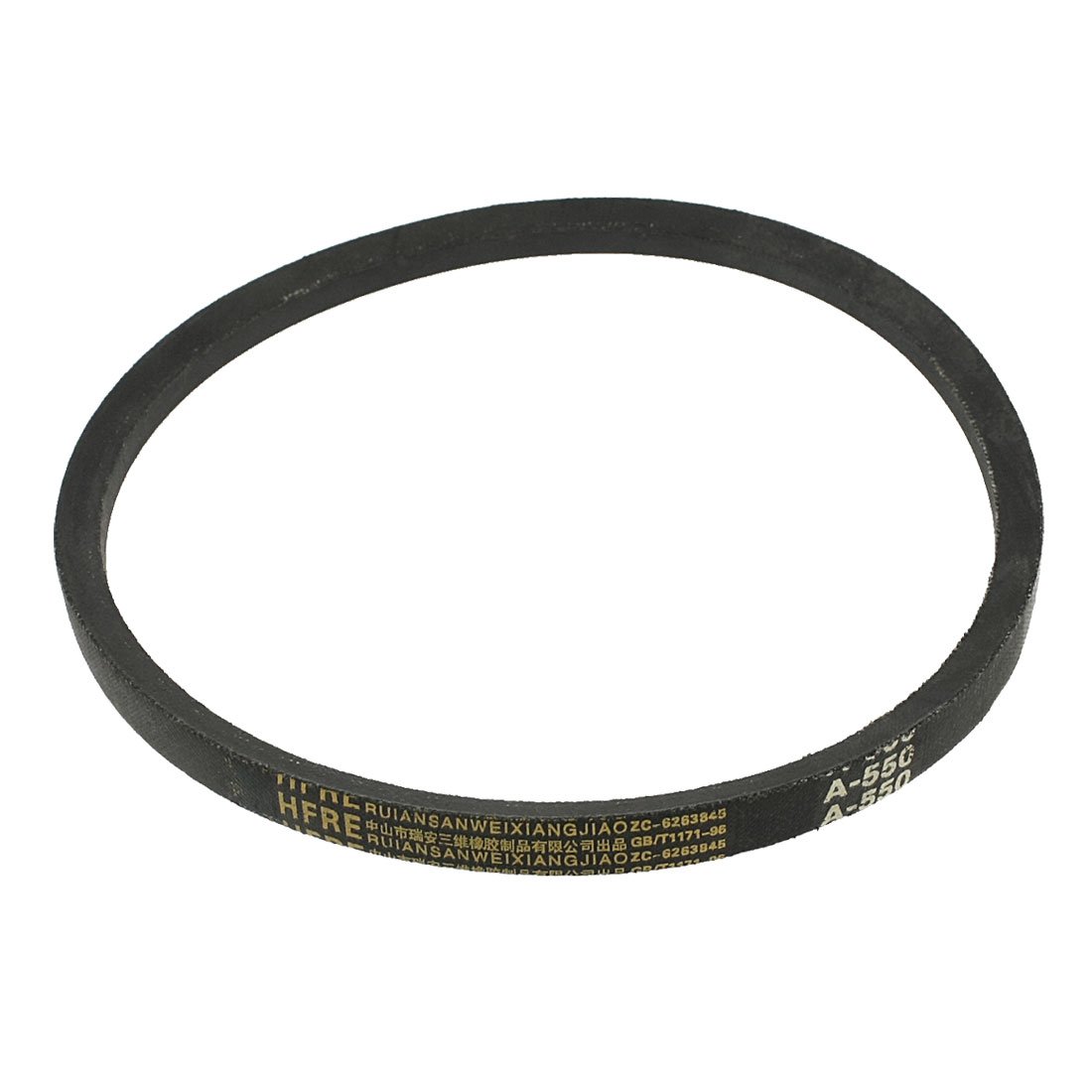 uxcell Industry Lawn Mower Band Black Rubber A Type Vee V Belt 21.6" 550mm