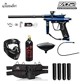 MAddog Azodin Kaos 2 Silver Paintball Gun Package - Blue/Black