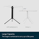 Collapsible Pasta Dryer Rack Compact Foldable 8 Rods 5 lbs view 3