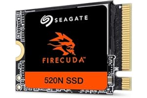 Seagate FireCuda 520N SSD 2TB SSD - M.2 2230-S2, PCIe Gen4 ×4 NVMe 1.4, speeds up to 5000MB/s, Compatible with Steam Deck, Mi