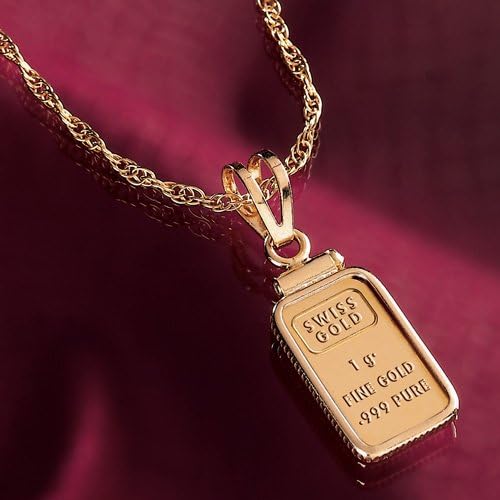 1-gram Gold Ingot Pendant from Unified Precious Metals
