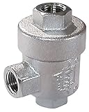 Legris 7982 22 22 Nickel-Plated Brass Quick Exhaust Valve, 1/2