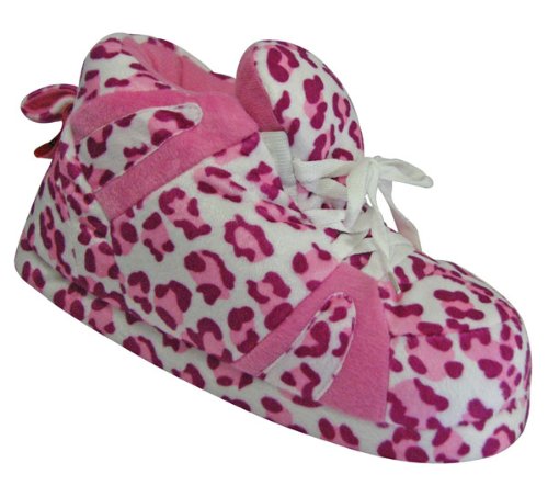 pink leopard print slippers