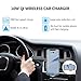 Wireless Charger Car Mount Automatic Induction Cellphone Charger Air Vent Dashboard Holder Compatible for iPhone XS/Max/XR/X/8/8 Plus, Samsung Galaxy S9/S9+,S8/S8+,Note 8 Qi Enabled Device (Black)
