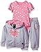 John Deere Baby Girls' Jacket Bodysuit and Pant Set, Grey, 9-12 Months