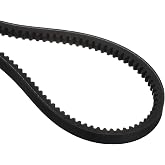 uxcell AX42 EPDM V-Belt, Raw Edge Cogged Industrial Rubber V Belt 1/2" Width x 42" Inside Circumference