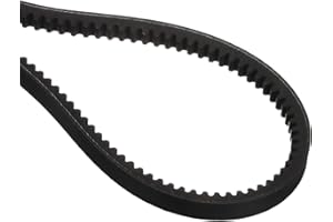 uxcell AX32 EPDM V-Belt, Raw Edge Cogged Industrial Rubber V Belt 1/2" Width x 32" Inside Circumference