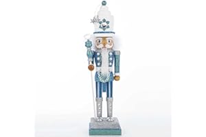 KURT S. ADLER Kurt Adler Hollywood Nutcracker, 17-Inch, Turquoise/White