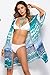 Kimono Cardigan Swimsuit Cover Up: Beach Coverups for Women - Bathing Suit Cover Ups for The Pool（Emerald Green）