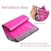 Poly Mailers, Ohuhu 10x13 100-Pack Hot Pink Shipping Envelope Mailers for Customer Gifts Packages, Self Sealed Business Shipping Mailer Bags with Self Adhesive Strip, Water Resistant