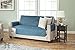 Home Fashion Designs Reversible Sofa Protector. Furniture Protector for Living Room with Secure Straps. Furniture Protectors for Kids, Dogs and Pets. (Sofa, Smoke Blue/Flax)