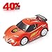 Racing Car Toy, Touch and Go Sports Car Battery Operated Bump and Go Motion with LED Lights and Sound for 2 3 4 Years old Boys and Girls Toddlers Kids Gift