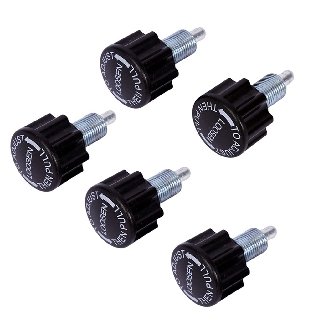 Hsthe Sea 5PCS M16 Adjustment Spring Knob Pop Pin Exercise Bike Parts for Most Exercise Bikes Equipment