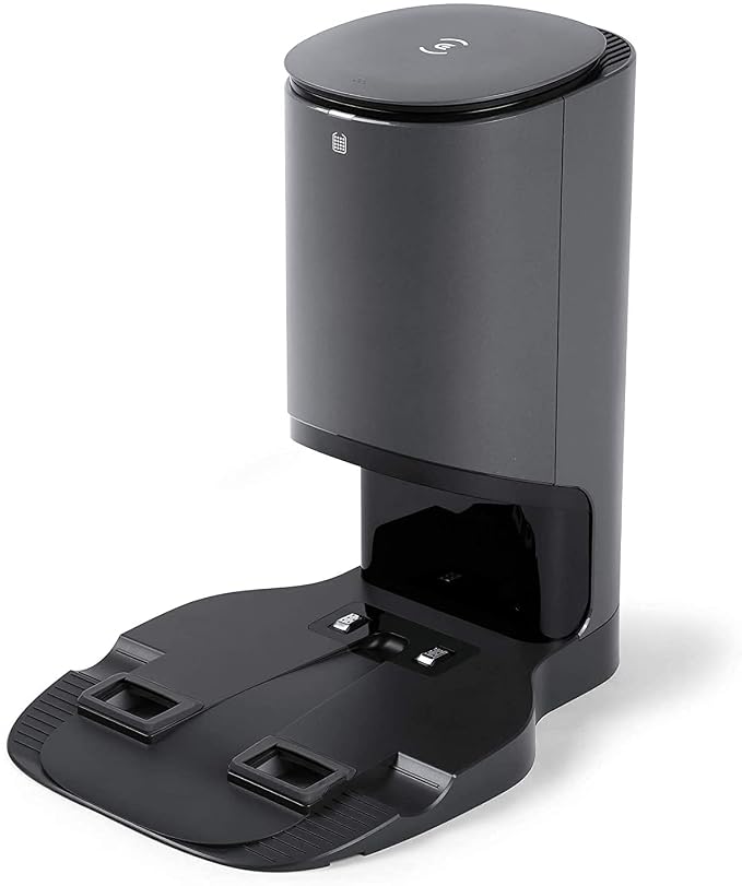 deebot empty dust bin