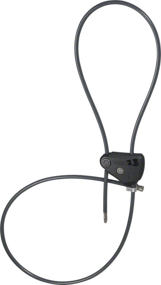 Abus 210 185 Multi-Loop Cable Lock - Black
