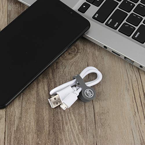 image for SUNFICON 5 Pack Cable Organizers Magnetic Cable Clips Earbuds Cords Wi