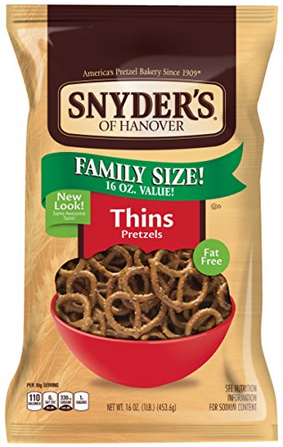 Snyder's of Hanover Thin Pretzels, 16 oz