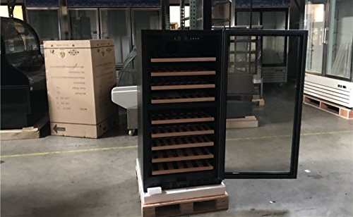 NSF 72 Black Glass Door Commercial wine Bottle case Refrigerator Cooler