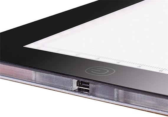 LED Light Pad, han Shi A4 LED caja de luz Tracer USB Cable ...