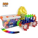 RisingStar Interlocking Brain Flakes - Plastic Disc Set for Cognitive Development - STEM Toys for Boys and Girls - 800 Pieces