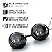 LELO LUNA Beads Noir, Luxury Ben Wa Balls, Matte Black - Kegel Exercise Balls + Free Fleshlube Water 4 oz Fleshwash Cleaner 4 oz