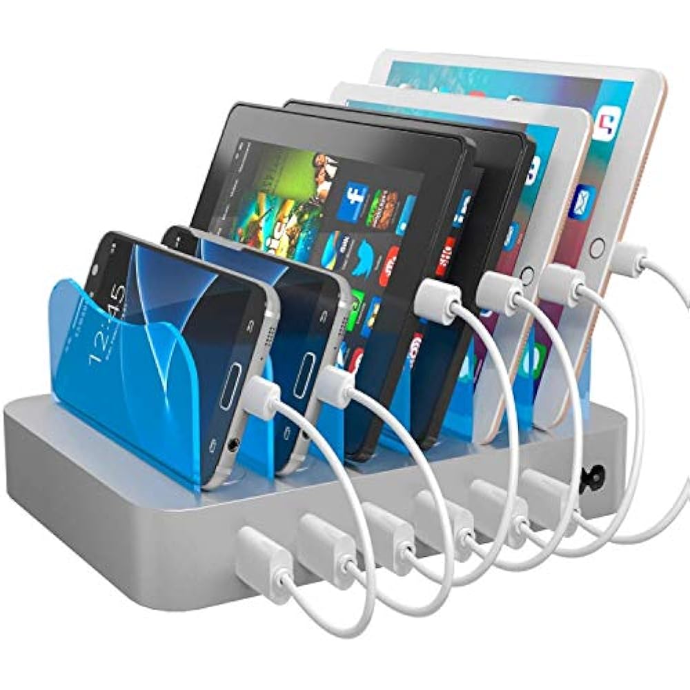 Charging Stations Fast For Multiple Devices Variety Of 6 Short Mixed