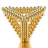 Laocui Magnetic Stones Energy Sphere Golden Magnet Balls 0.16