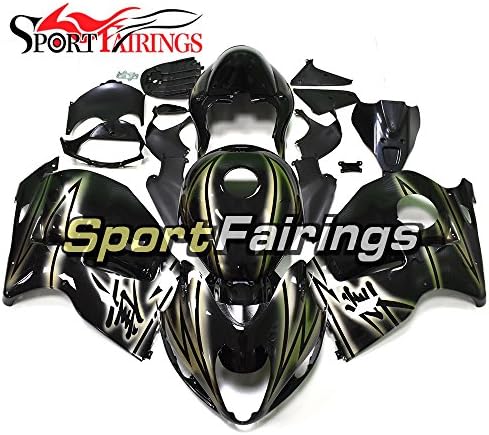 Sportfairings Motorcycle Plastic Injection ABS Fairing Kits For Suzuki GSXR1300 Hayabusa Year 1997 - 2007 97 98 99 00 01 02 03 04 05 06 07 Gloss Black Green Body Kits Cowlings