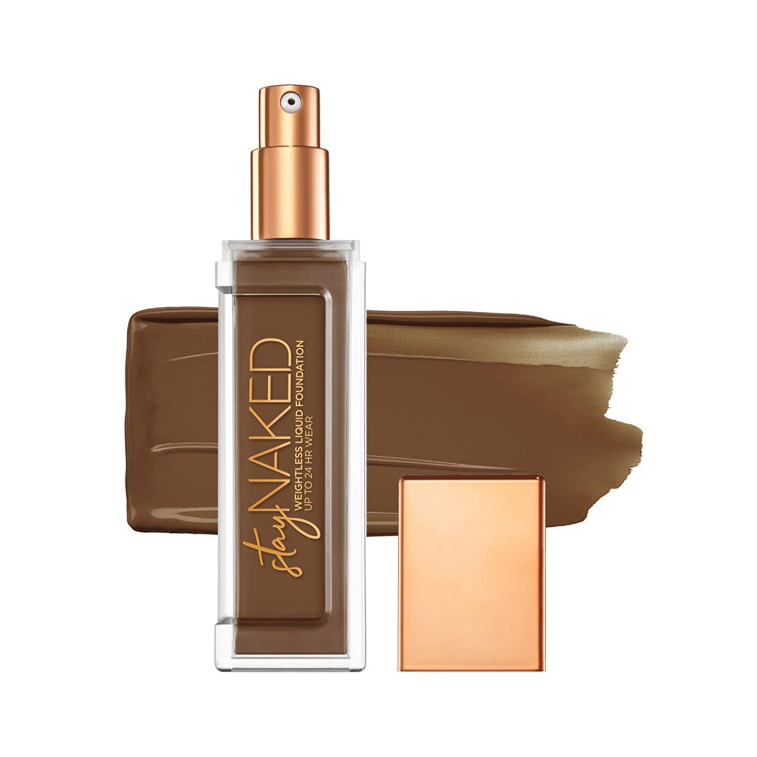 Urban Decay Stay Naked Makeup, Breathable Liquid Foundation with Matte Finish & Medium Coverage, Up to 24 Hour Wear, Vegan Formula, Shade: 80NN, 30ml