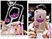 Black Lemon Cute Case for iPhone 7 Plus, Liquid Glitter Case for 8 Plus , Goblet Wine Glass Liquid Quicksand Flowing Floating Bling Glitter Sexy Makeup Case for Girls with Neck Lanyard (Rose)
