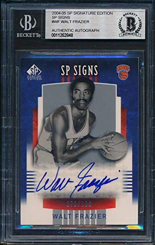 Walt Frazier Ny Knicks Signed 2004 05 Sp Signature Edition - 