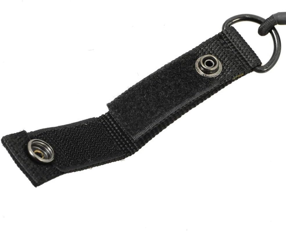 AILOVA Tactical Retention Lanyard, Flashlight Spring Sling With Blet Buckle Spring Safety Strap for Outdoor Sports Airsoft Hiking - Image 5