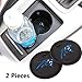 2 Pack 2.75 inch for Carolina Panthers Car Interior Accessories Anti Slip Cup Mat for All Vehicles (Carolina Panthers)