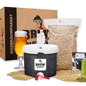 Brew Monkey Basis Blond Bierbrouwpakket | 5 Liter | Bier Brouwen in je Eigen Keuken | Bier Brouw Pakket met Verse…