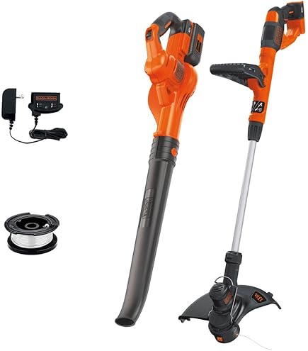 Battery Powered Black And Decker Blower Trimmer Combo Black Decker