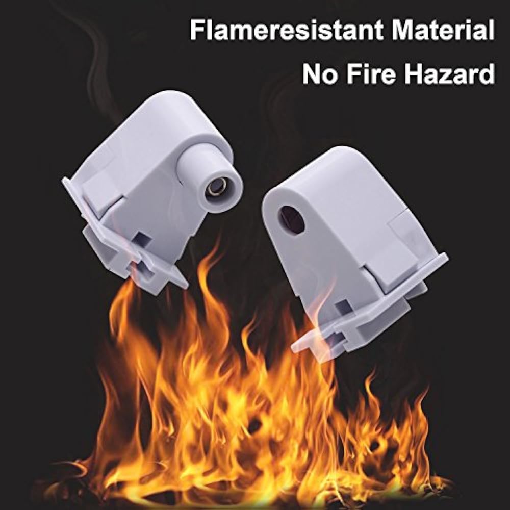 T12 Single Pin Fa8 Lamp Holder Tombstone Base For 8Ft Led Fluorescent